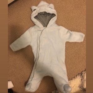 Winter bear baby onesie- worn once